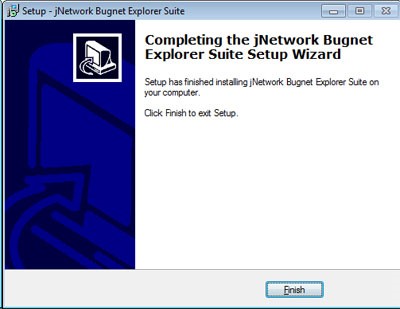 Setup Screen Bugnet Explorer Installation